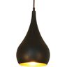 Menzel Solo lampa wisząca cebula brąz-czarna 16cm