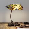 Artistar Świetna lampa stołowa DRAGONFLY ręcznie wykonana