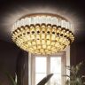 Lampa sufitowa Slamp Odeon Ceiling, złota, Ø 102 cm