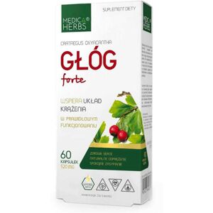 Głóg Forte 520 mg 60 Kapsułek - Medica Herbs