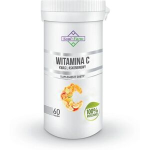 Soul-Farm Witamina C Kwas L-Askorbinowy 1000 mg 60 Kapsułek - Soul Farm ( Ascorbic Acid )