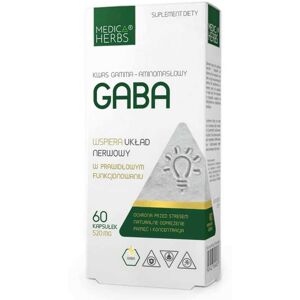 GABA 520 mg 60 Kapsułek - Medica Herbs