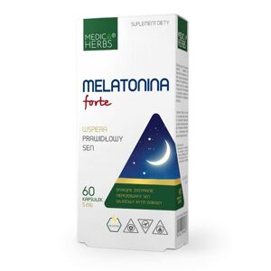 Medica Herbs Melatonina Forte 60 Kapsułek - Medica Herbs