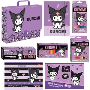 Wyprawka szkolna / Zestaw plastyczny + teczka z rączka St.Majewski - Kuromi Wyprawka szkolna / Zestaw plastyczny + teczka z rączka St.Majewski - Kuromi