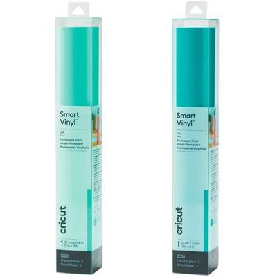2 trwałe winyle Cricut 91 x 33 cm - aqua, miętowy 2 trwałe winyle Cricut 91 x 33 cm - aqua, miętowy
