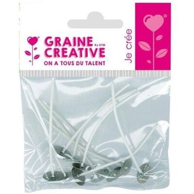 Graine Créative Knot do świec - 20 szt. 7 cm z uchwytami Graine Créative Knot do świec - 20 szt. 7 cm z uchwytami