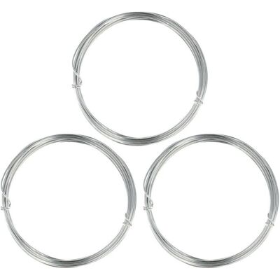 Artemio 3 druty aluminiowe do robienia na drutach - 1,5 mm x 5 m Artemio 3 druty aluminiowe do robienia na drutach - 1,5 mm x 5 m