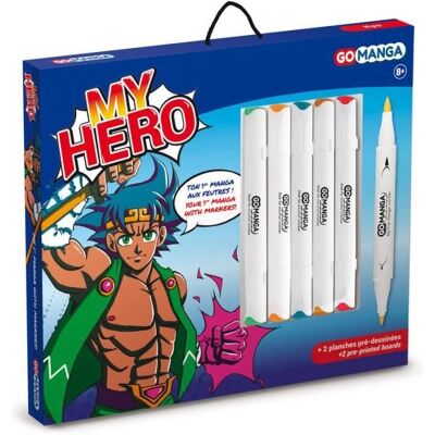 Inny producent 5 długopisów - Markery alkoholowe - My Hero - Manga 1 Inny producent 5 długopisów - Markery alkoholowe - My Hero - Manga 1