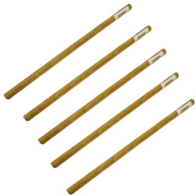 Creative 5 gładkich drewnianych wałków do tkania ściennego 30 cm Ø 12 mm Creative 5 gładkich drewnianych wałków do tkania ściennego 30 cm Ø 12 mm