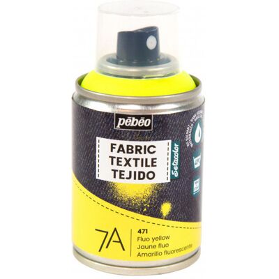 PEBEO 7A SPRAY FARBA DO TKANIN 100ML - FLUO. YELLOW PEBEO 7A SPRAY FARBA DO TKANIN 100ML - FLUO. YELLOW