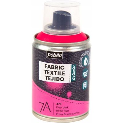 PEBEO 7A Spray Farba Do Tkanin 100Ml - Fluorescent Pink PEBEO 7A Spray Farba Do Tkanin 100Ml - Fluorescent Pink