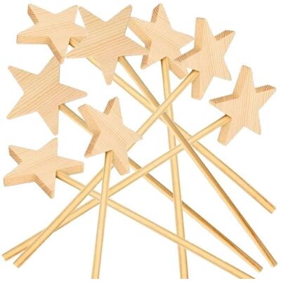 Artemio 8 drewnianych magicznych różdżek 23 cm Artemio 8 drewnianych magicznych różdżek 23 cm