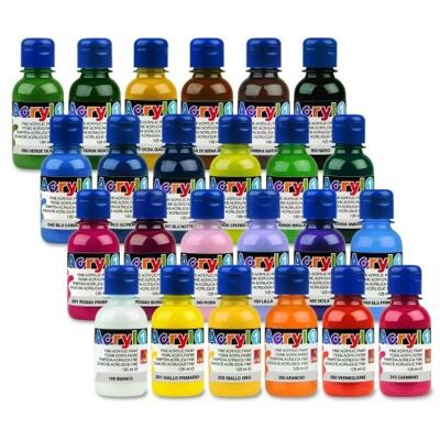 MoroColor Acryl, Farba w butelce, jasno-niebieska, 125 ml MoroColor Acryl, Farba w butelce, jasno-niebieska, 125 ml
