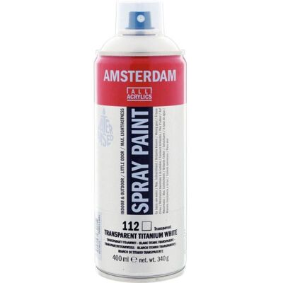 Aerozol Malarski Amsterdam 400ml Biały Tytanowy Przezroczysty Aerozol Malarski Amsterdam 400ml Biały Tytanowy Przezroczysty