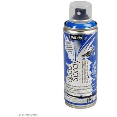 PEBEO Aerozol malarski - Pébéo - DecoSpray - Niebieski błyszczący - 200 ml PEBEO Aerozol malarski - Pébéo - DecoSpray - Niebieski błyszczący - 200 ml