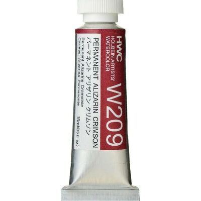 Akwarela w tubce Holbein 15ml Permanent Alizarin Crimson W209 Akwarela w tubce Holbein 15ml Permanent Alizarin Crimson W209