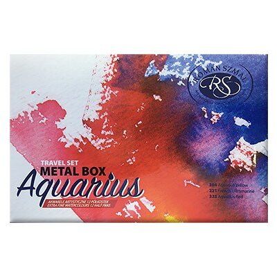 Inny producent Akwarele Aquarius Travel Set 12 kol. metal. op., Szmal Inny producent Akwarele Aquarius Travel Set 12 kol. metal. op., Szmal
