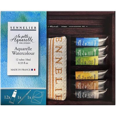 Sennelier - La Petite Aquarelle - 12 x 10 ml - zestaw akwarelowy Sennelier - La Petite Aquarelle - 12 x 10 ml - zestaw akwarelowy