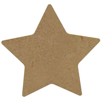 Gomille Drewniana gwiazda MDF do dekoracji - 10 x 10 cm Brązowa - Dekoruj ściany i wnętrza farbą lub mozaiką Gomille Drewniana gwiazda MDF do dekoracji - 10 x 10 cm Brązowa - Dekoruj ściany i wnętrza farbą lub mozaiką
