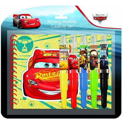 Alba Moli, markery dmuchane cars 5 sztuk + notes + szablon Alba Moli, markery dmuchane cars 5 sztuk + notes + szablon