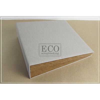 Album płócienny Eco-Scrapbooking - BAZYL - KRAFT 25x25 Album płócienny Eco-Scrapbooking - BAZYL - KRAFT 25x25