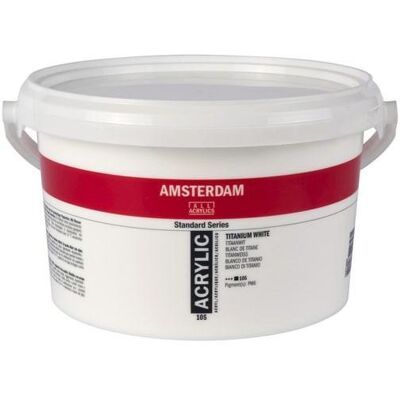 Royal Talens Amsterdam Farba Akryl 2500Ml Titan White Royal Talens Amsterdam Farba Akryl 2500Ml Titan White