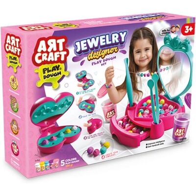 ART CRAFT Zestaw do tworzenia biżuterii z masy plastycznej ART CRAFT Zestaw do tworzenia biżuterii z masy plastycznej