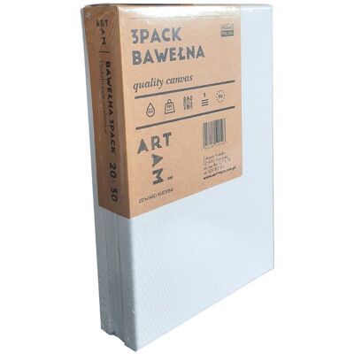 ART Ram Podobrazie 3 pak 30x30cm Bawełna listwa 30x16mm ART Ram Podobrazie 3 pak 30x30cm Bawełna listwa 30x16mm