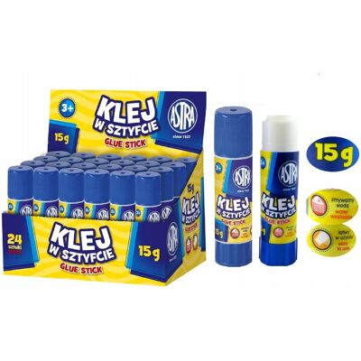 ASTRA KLEJ W SZTYFCIE 15 G X24SZT ASTRA KLEJ W SZTYFCIE 15 G X24SZT