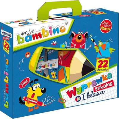BAMBINO Wyprawka Szkolna DUŻY zestaw plastyczny XXL 22 Elementy BAMBINO Wyprawka Szkolna DUŻY zestaw plastyczny XXL 22 Elementy