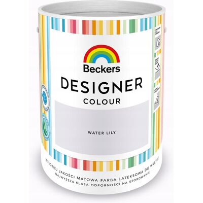 BECKERS DESIGNER COLOUR FARBA LATEKSOWA WATER LILY 5L BECKERS DESIGNER COLOUR FARBA LATEKSOWA WATER LILY 5L