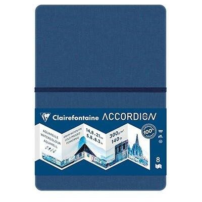 Blok akwarelowy Accordion 300g A5 Clairefontaine Blok akwarelowy Accordion 300g A5 Clairefontaine