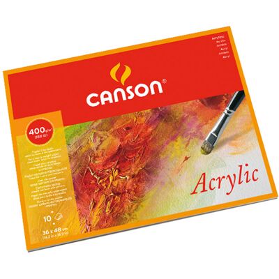 Blok Do Akryli 36X48Cm 400G 10K Canson Acrylic Blok Do Akryli 36X48Cm 400G 10K Canson Acrylic