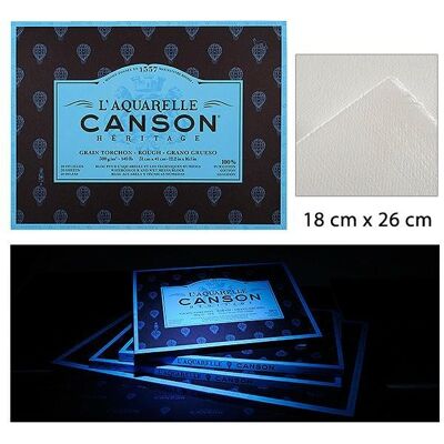 Blok Do Akwareli 18X26 300G 20K Canson Heritage Torchon Blok Do Akwareli 18X26 300G 20K Canson Heritage Torchon