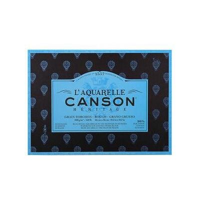 Canson Heritage - 26x36 cm - 300 g/m2 - 20 arkuszy - blok akwarelowy Canson Heritage - 26x36 cm - 300 g/m2 - 20 arkuszy - blok akwarelowy
