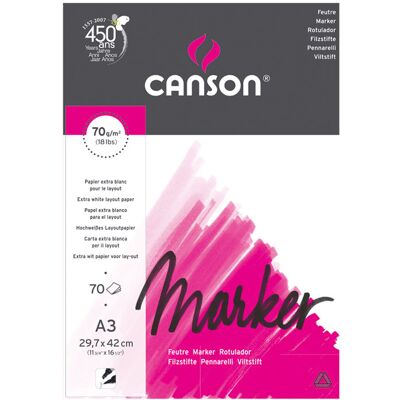 Blok Do Markerów Canson Layout A3 70G 70 Blok Do Markerów Canson Layout A3 70G 70