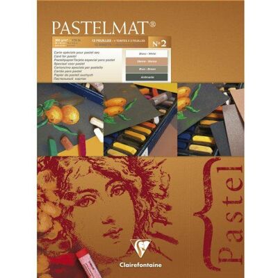 Clairefontaine Blok Do Pasteli Pastelmat No2 30X40 12Ark Clairefontaine Blok Do Pasteli Pastelmat No2 30X40 12Ark