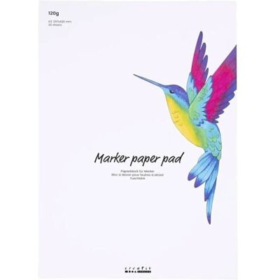 Blok Papierowy CC Hobby - Biały A3 120g 30 Kartków - Typ Papieru Blok Papierowy CC Hobby - Biały A3 120g 30 Kartków - Typ Papieru