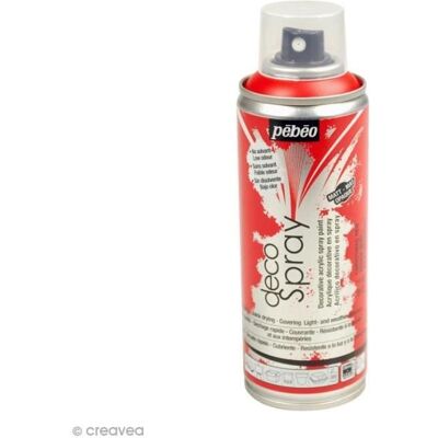 PEBEO Bomba farbująca DecoSpray 200 ml Farba do twórczości artystycznej DecoSpray: Kolor: Czerwony Bożonarodzeniowy Ilość: 200 ml (pokrywa) PEBEO Bomba farbująca DecoSpray 200 ml Farba do twórczości artystycznej DecoSpray: Kolor: Czerwony Bożonarodzeniowy Ilość: 200 ml (pokrywa)