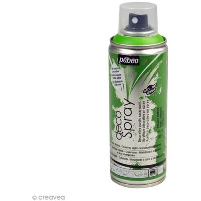 PEBEO Bomba spray DecoSpray 200 ml Farba do kreatywnych działań DecoSpray: Kolor: Zielony świetlny Ilość: 200 ml (pokrywa jedną) PEBEO Bomba spray DecoSpray 200 ml Farba do kreatywnych działań DecoSpray: Kolor: Zielony świetlny Ilość: 200 ml (pokrywa jedną)