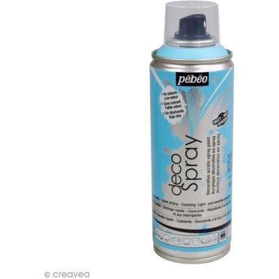 PEBEO Bomba spray DecoSpray 200 ml Farba do kreatywnych zajęć DecoSpray: Kolor: Jasnoniebieski Ilość: 200 ml (pokrywa) PEBEO Bomba spray DecoSpray 200 ml Farba do kreatywnych zajęć DecoSpray: Kolor: Jasnoniebieski Ilość: 200 ml (pokrywa)