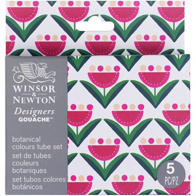 Winsor & Newton Botanical, zestaw farb Designers Gouache W&N,; 5 x 14 ml Winsor & Newton Botanical, zestaw farb Designers Gouache W&N,; 5 x 14 ml
