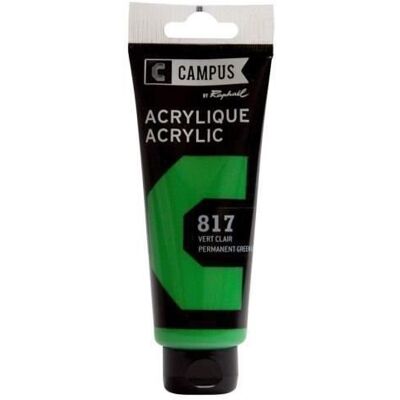 Campus Jasnozielona farba akrylowa - 100 ml - Akryl Campus Jasnozielona farba akrylowa - 100 ml - Akryl