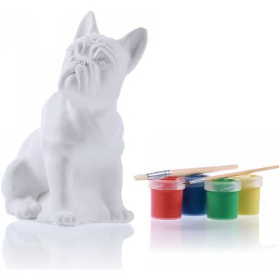 Candellana, kolorowanka 3D Buldog Klasyczny Candellana, kolorowanka 3D Buldog Klasyczny