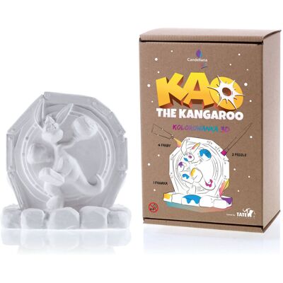 Candellana, kolorowanka 3D Kao The Kangaroo Candellana, kolorowanka 3D Kao The Kangaroo