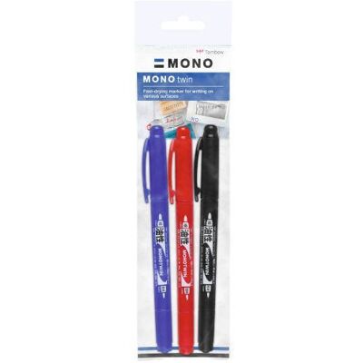 Tombow Cienkopis Do Kaligrafii, Monotwin, 3 Sztuki Tombow Cienkopis Do Kaligrafii, Monotwin, 3 Sztuki