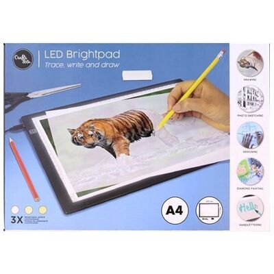 Crafts&Co,; podświetlana Deska Kreślarska / Tablica A4 Led Szkic Crafts&Co,; podświetlana Deska Kreślarska / Tablica A4 Led Szkic
