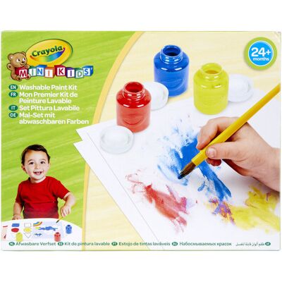 Crayola BABY Zmywalne farby zestaw do nauki malowania Crayola BABY Zmywalne farby zestaw do nauki malowania