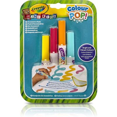 Crayola: Colour Pop - Zestaw 4 Suchościeralnych Mini Flamastrów Crayola: Colour Pop - Zestaw 4 Suchościeralnych Mini Flamastrów
