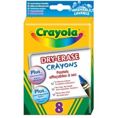 Crayola Core, kredki świecowe ścieralne, 8 szt. Crayola Core, kredki świecowe ścieralne, 8 szt.
